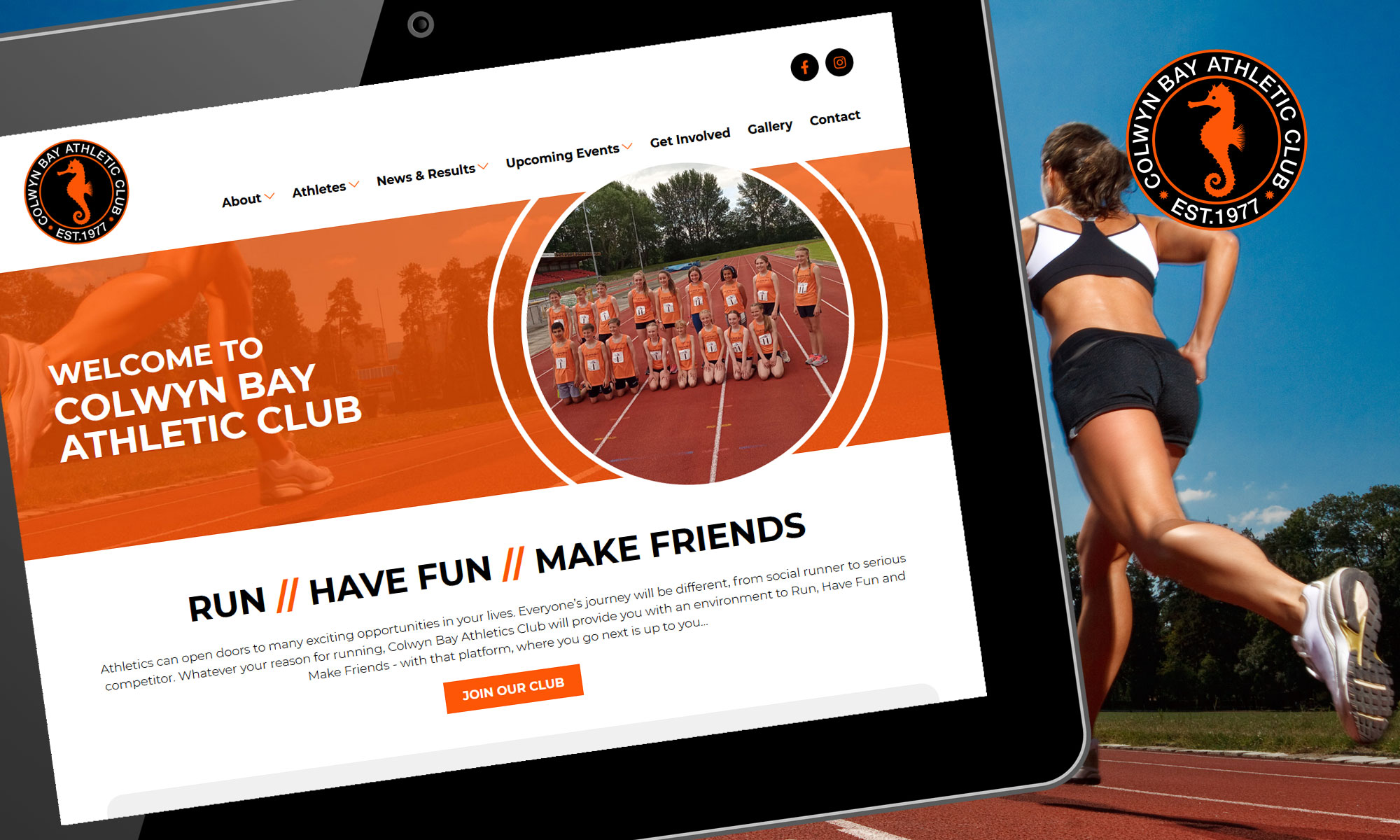 Colwyn Bay Athletic Club website