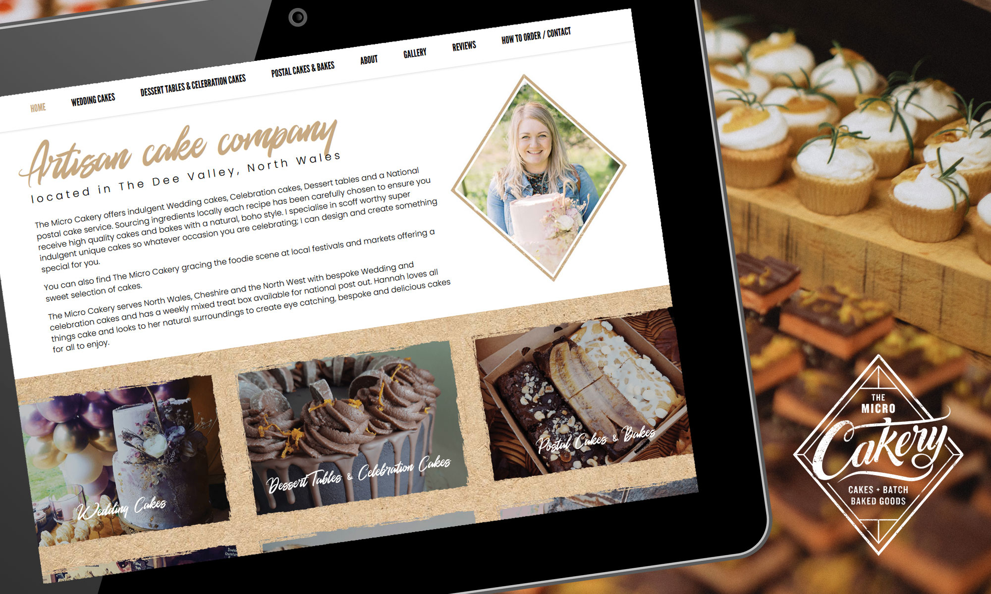 The Micro Cakery website