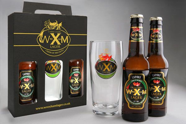 Wrexham Lager product photography